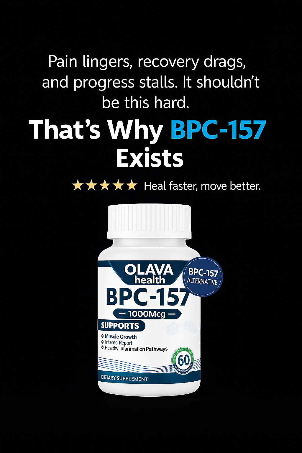 Olava™ BPC-157 Peptide Capsules